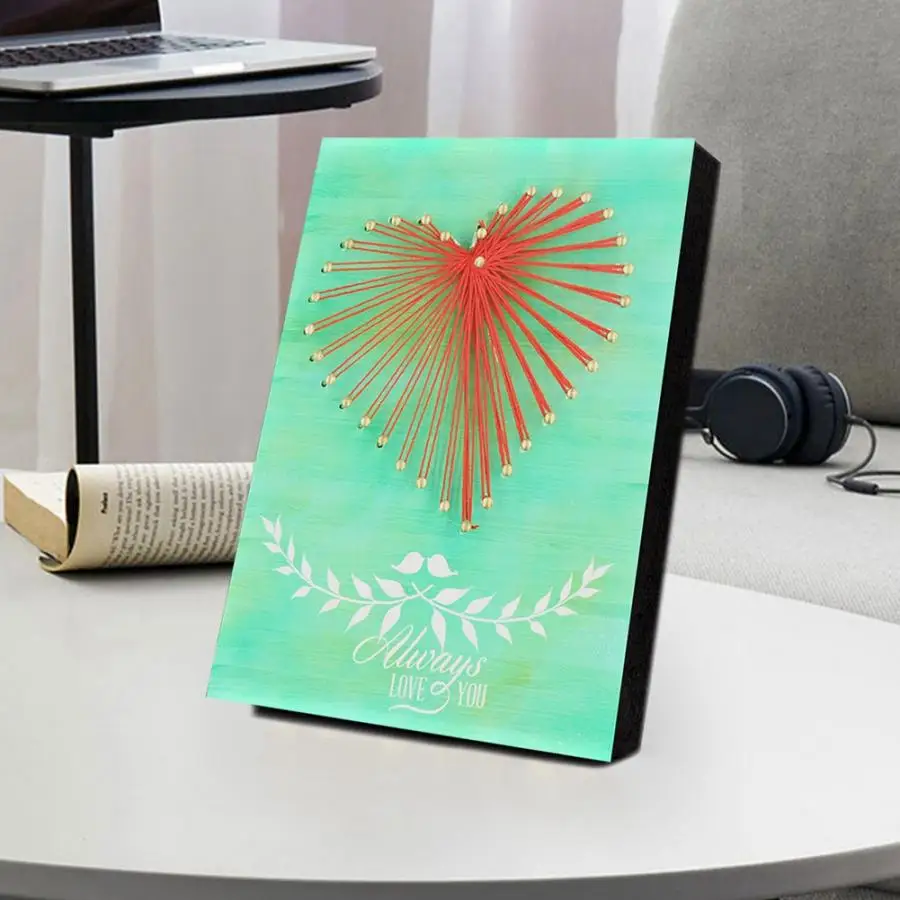 3D Рисунок ногтей обмотка линий живопись модный DIY ногтей струна Сердце шаблон искусство комплект картины украшения для дома