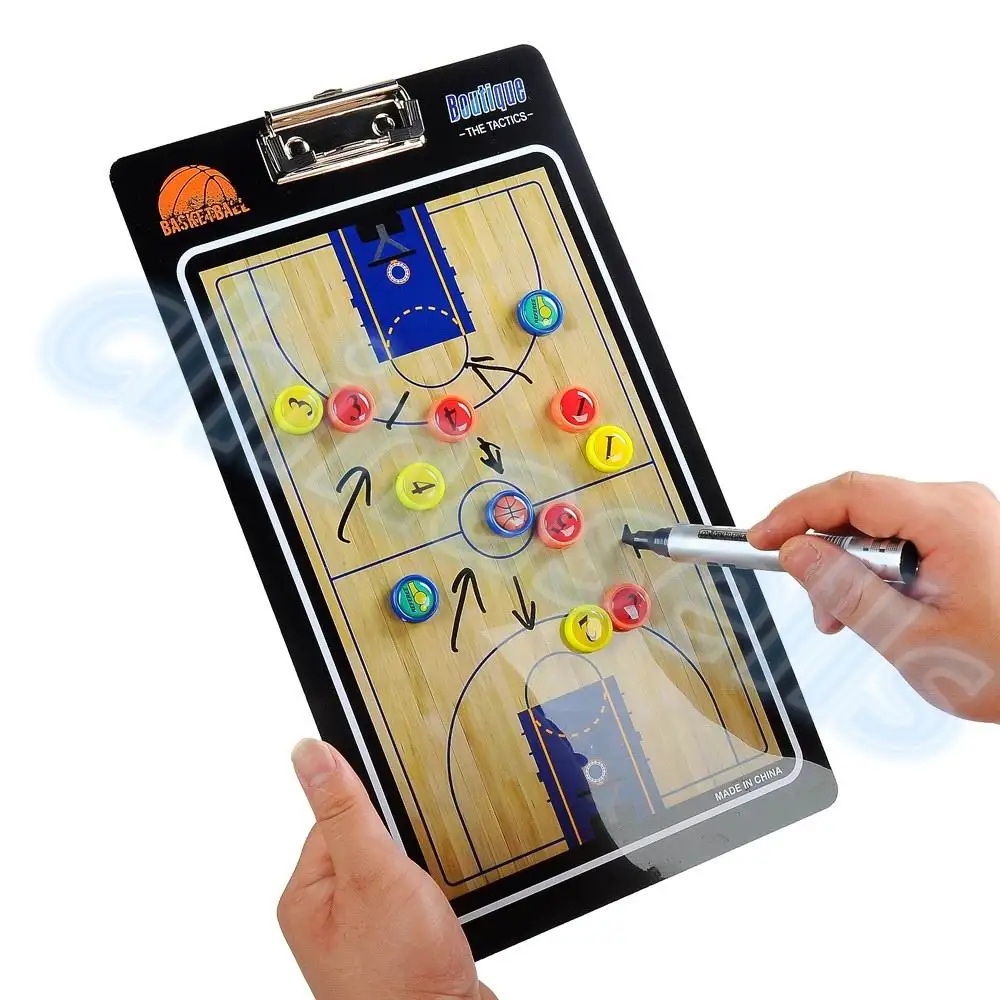 Outdoor PVC Soccer basketball Coach Match Training Tactical Plate Coaching Board Kits magnetic teaching board | Спорт и развлечения