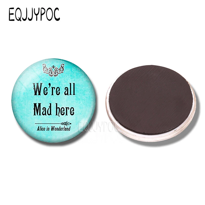 Магнит на холодильник с надписью страна чудес 30 мм|fridge magnet|magnetic refrigeratorhome decor |