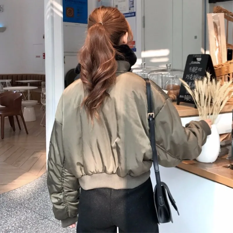 Корейская версия нового хлопкового пальто женская зимняя модная свободная