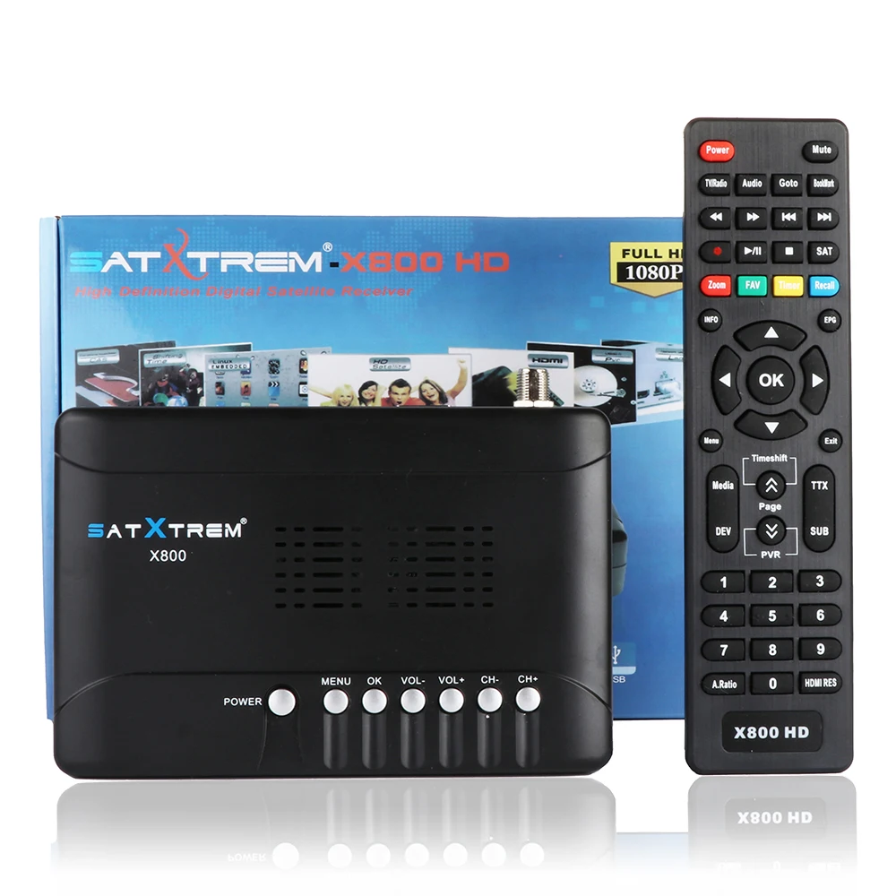 Satxtrem X800 HD спутниковый ресивер с Wifi MT7601 Cccam испанский рецептор Azamerica DVB S2 USB tv Turner ресивер Openbox