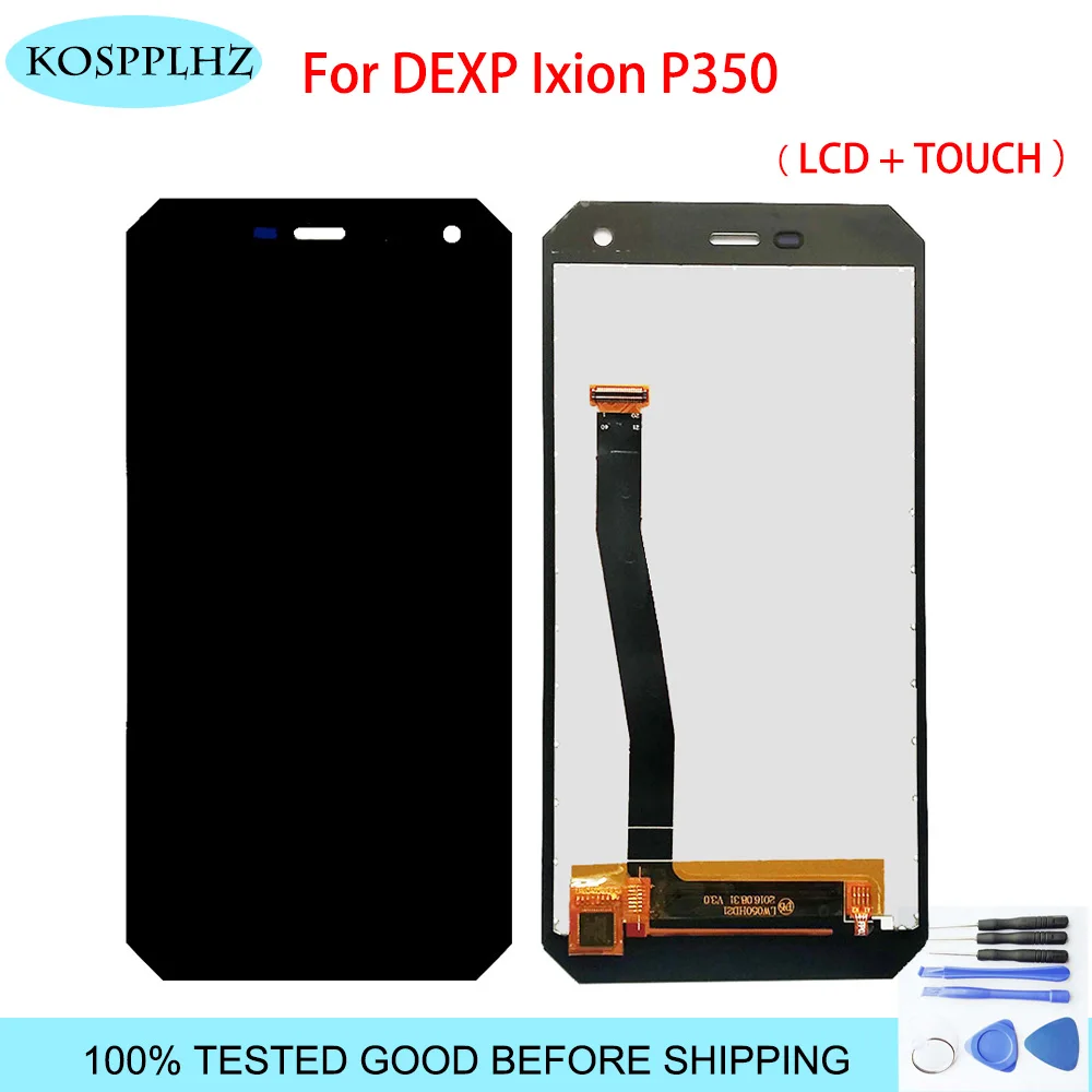 100% Протестировано хорошо работает для DEXP Ixion P350 ЖК дисплей и сенсорный экран в