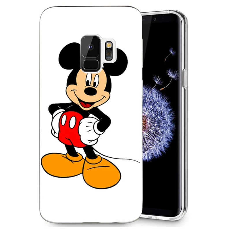 Для Samsung Galaxy S3 S9 S9Plus S8 Plus S7 edge Note 8 TPU цветной мягкий чехол с изображением Микки и
