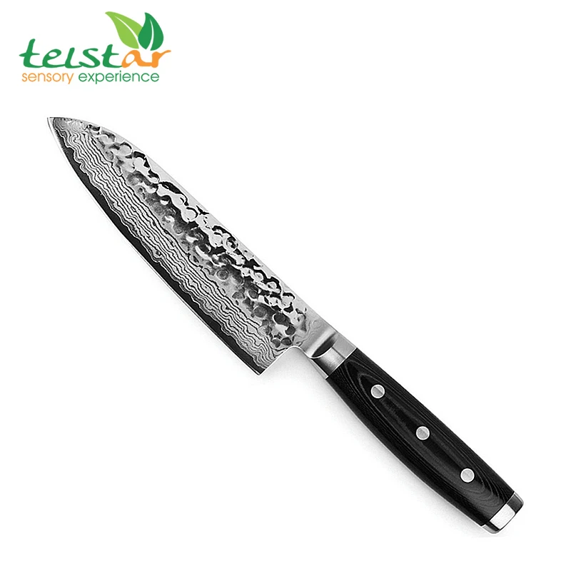7 inch Santoku Ножи 67 слоев Дамаск Сталь Профессиональные Кухонные ножи японский VG10 Core