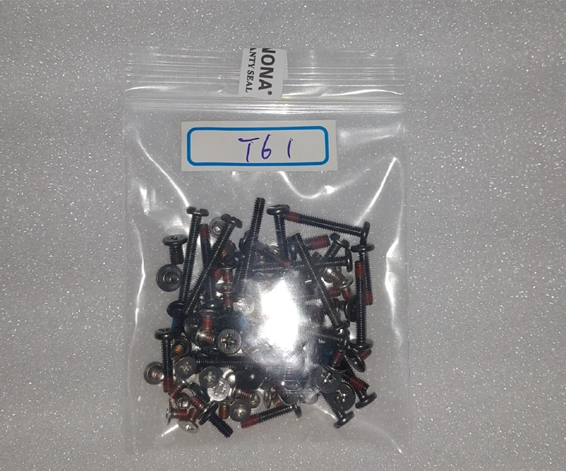 Новый набор винтов для ноутбука Thinkpad Lenovo T60 T61 T60P T61P R60 R61 R60E R61E R61i X60 X61 X60S X61S |
