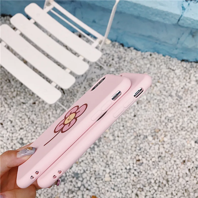 Small Sapling Phone Case for IPhone X 6 XS 6S 7 8 XR MAX Matte Silicone Plus Back Cover Female |