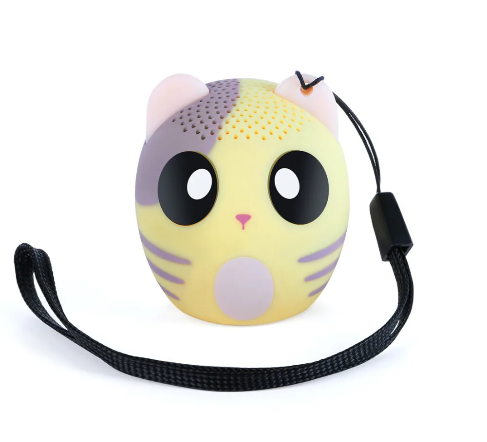 yellow cat TOPROAD мини животное Bluetooth динамик портативный беспроводной динамик s открытый звук стерео сабвуфер музыкальный плеер для iPhone телефонов - Цвет: yellow cat