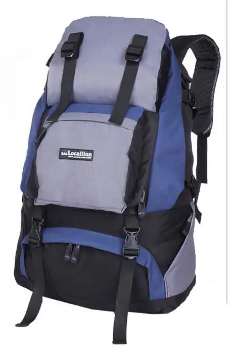 Deep Blue 45L водонепроницаемый износостойкий походный рюкзак из полимерной сетки, дышащие рюкзаки для кемпинга, походные спортивные сумки - Цвет: Deep Blue