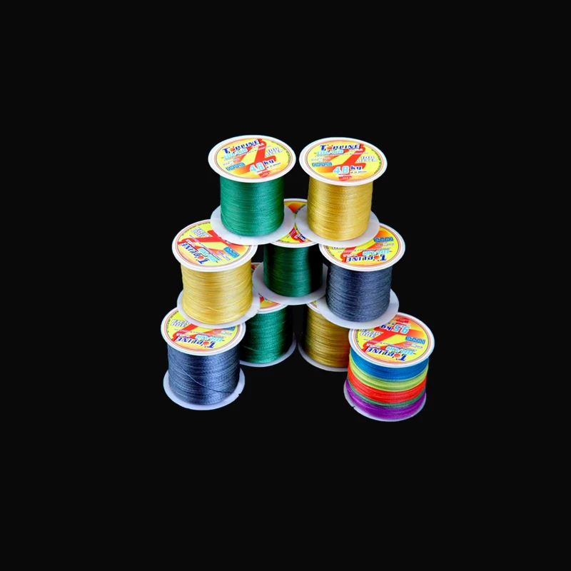 Мультифиламентная рыболовная леска 0 3 мм плетеный шнур из полиэтилена 4 лески 300 м