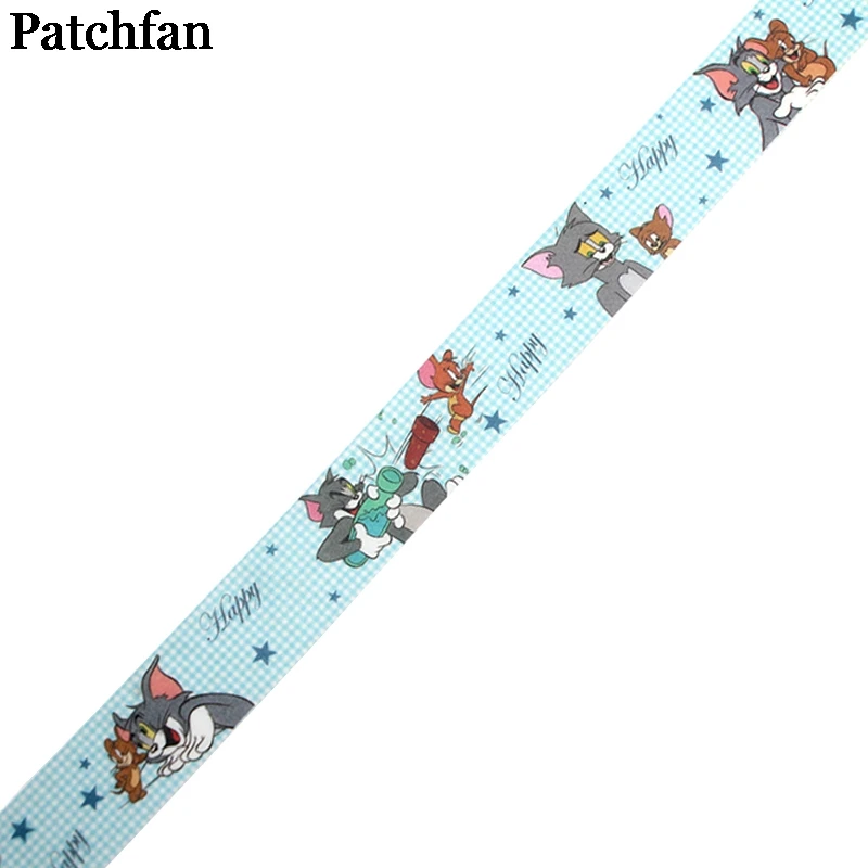 Patchfan кошка и мышь мультфильм Животные 90s забавные DIY Скрапбукинг дети клей васи маскирующая Лента Печатный узор стикер A2152