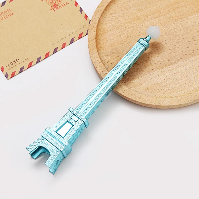 2 шт./лот Новинка красочная форма Эйфелевой башни гелиевая ручка набор