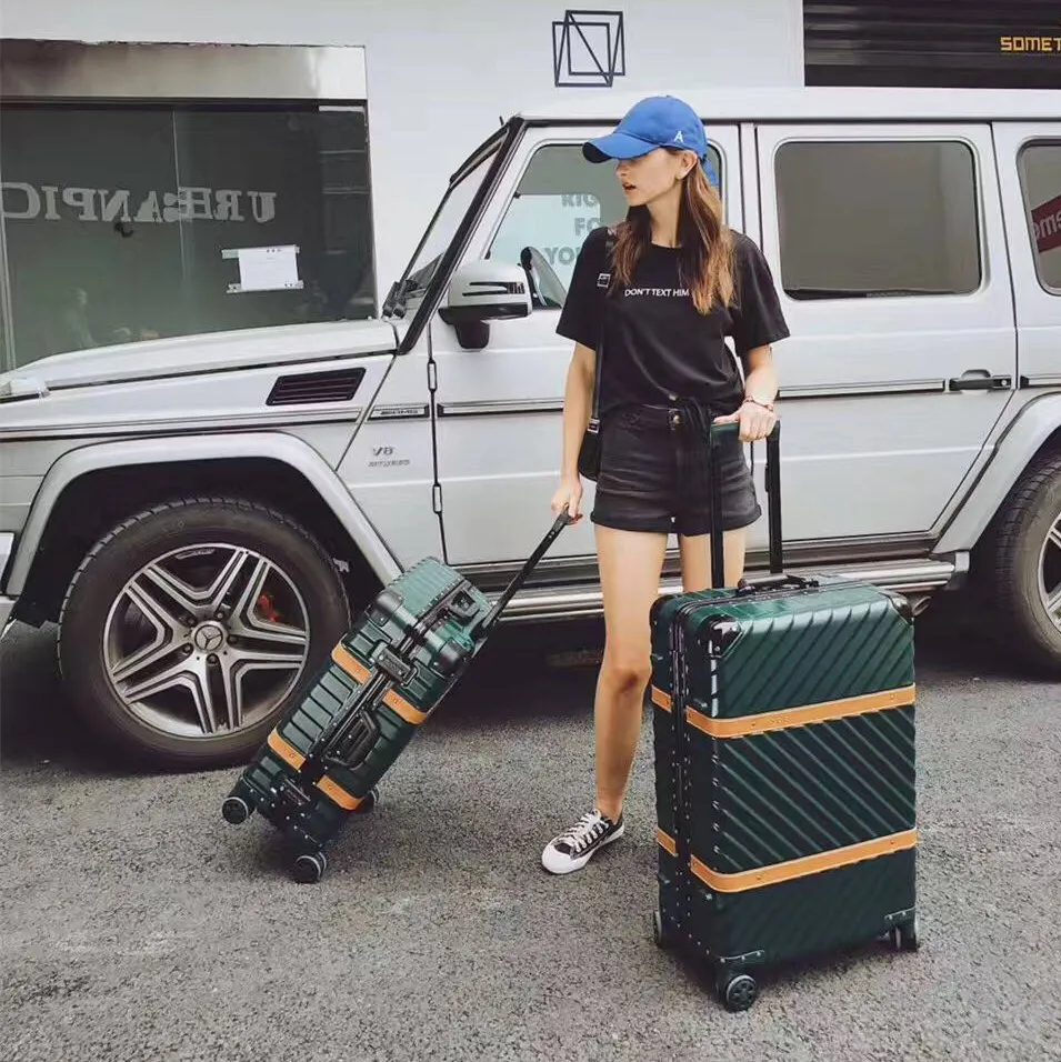 Чемодан на колесиках в стиле ретро для мужчин и женщин винтажная Дорожная сумка с