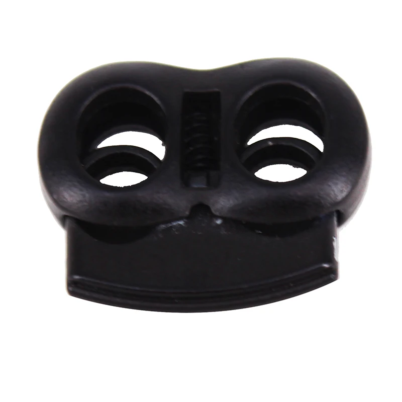 50 шт. черный металлический фиксатор тумблер Пряжка веревка зажим шнура Замки