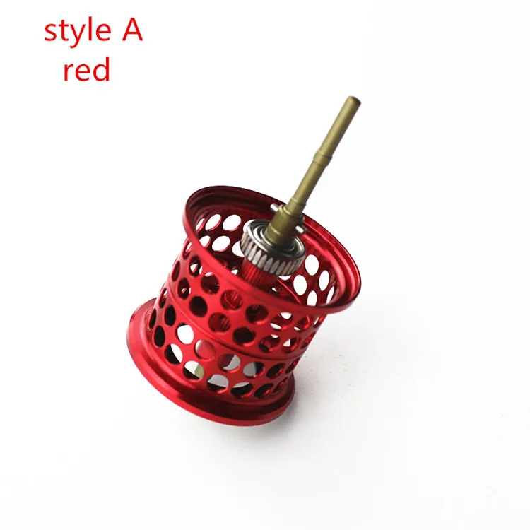 style A red Катушка для литья приманки diy аксессуары max3 серии p3 B3 S3 Зажигалка из алюминиевого сплава материал колеса Керамический шарикоподшипник - Цвет: style A red
