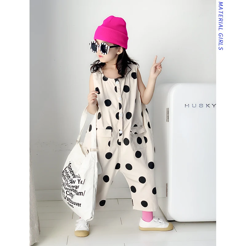 Комбинезон для девочек Новинка 2019 года сезон лето Детский комбинезон с оборками