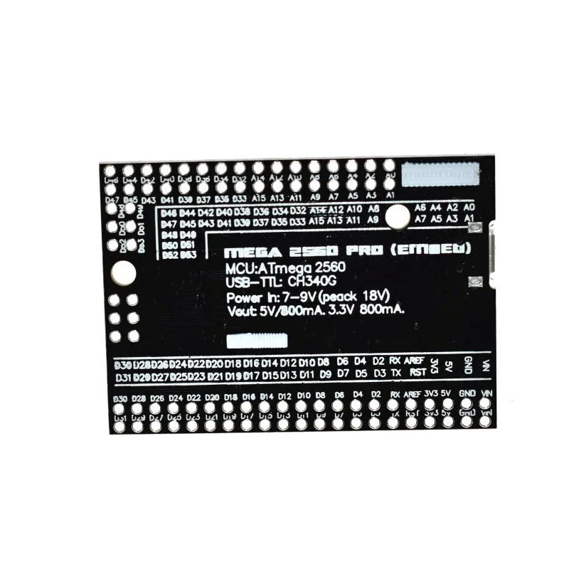 Встроенная плата Mega 2560 PRO MINI 5 в CH340G ATmega2560-16AU с штыревыми разъемами совместимая