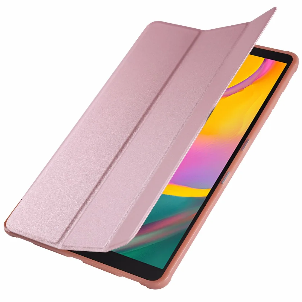 Для samsung Galaxy Tab A 10,1 чехол Крышка T510 T515 SM-T510 SM-T515 кожаный чехол для задней поверхности из мягкого силиконовый чехол с принтом+ Экран протектор