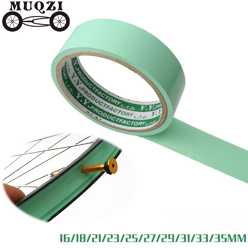 MUQZI 10 м бескамерные обода клейкие ленты Ширина 16/18/21/23/25/27/29/31/33/35 мм для горного велосипеда, руль для шоссейного велосипеда, колеса велосипеда карбоновые