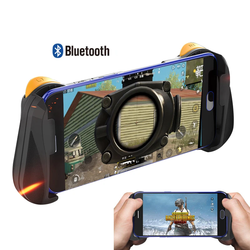 Bluetooth 4.0 Gamepad PUBG Controller Mobile Triggers Joystick Wireless Joypad For iPhone XS Android Tablet | Электроника