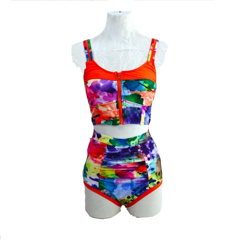 2018 новый комплект бикини бразильский Сексуальный купальник Push Bikiny до Цветной