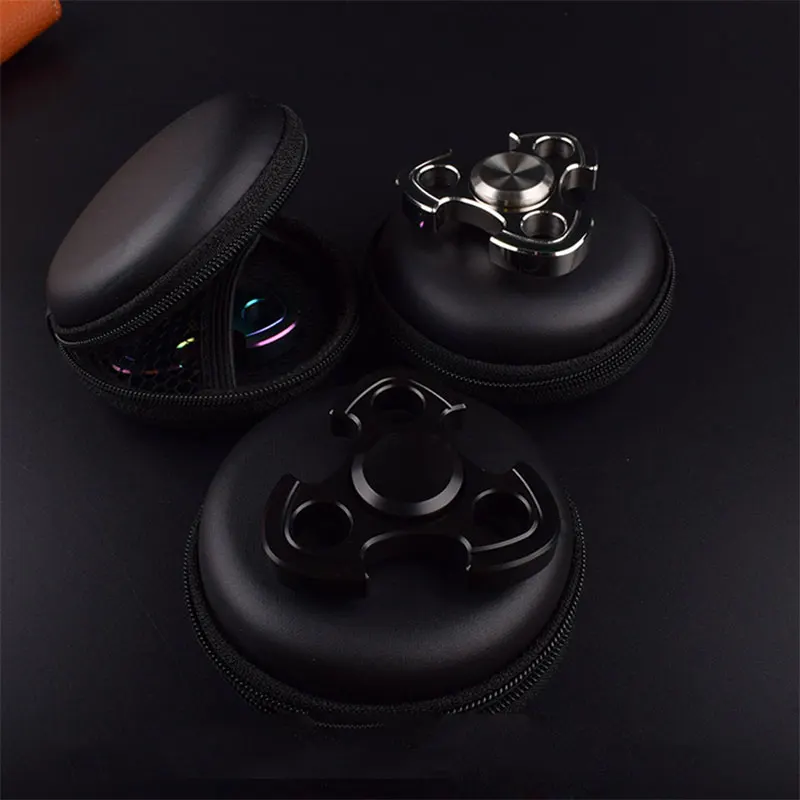 Pure Steel Three-leaf Shield Fidget Spinner Long Time Rotation Hand Spinner Adult Anti Stress ADHD Boring Toys Creative Leisure