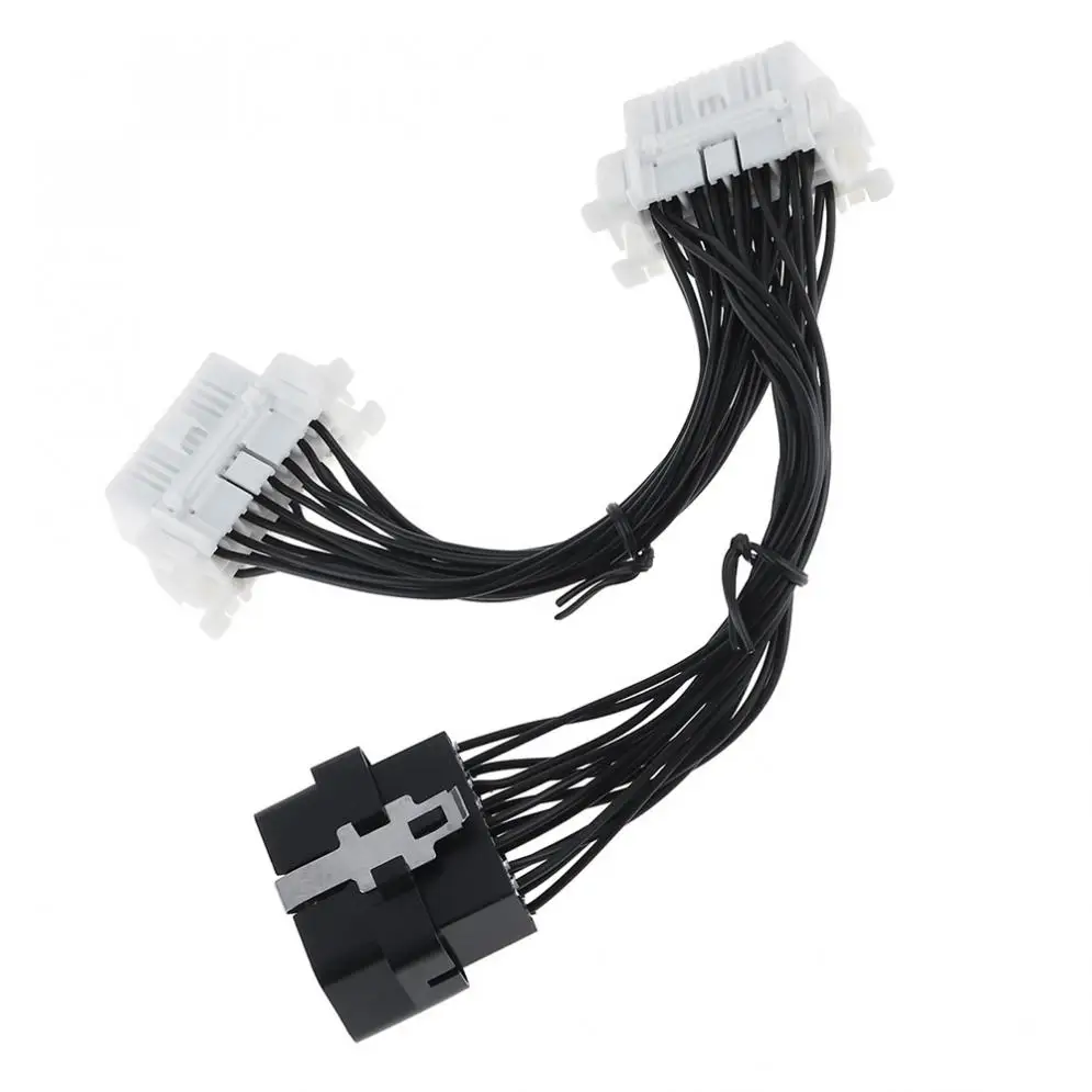 OBD II Y Тип один перетащите два 16 Pin папа 2 Женский Диагностический адаптер