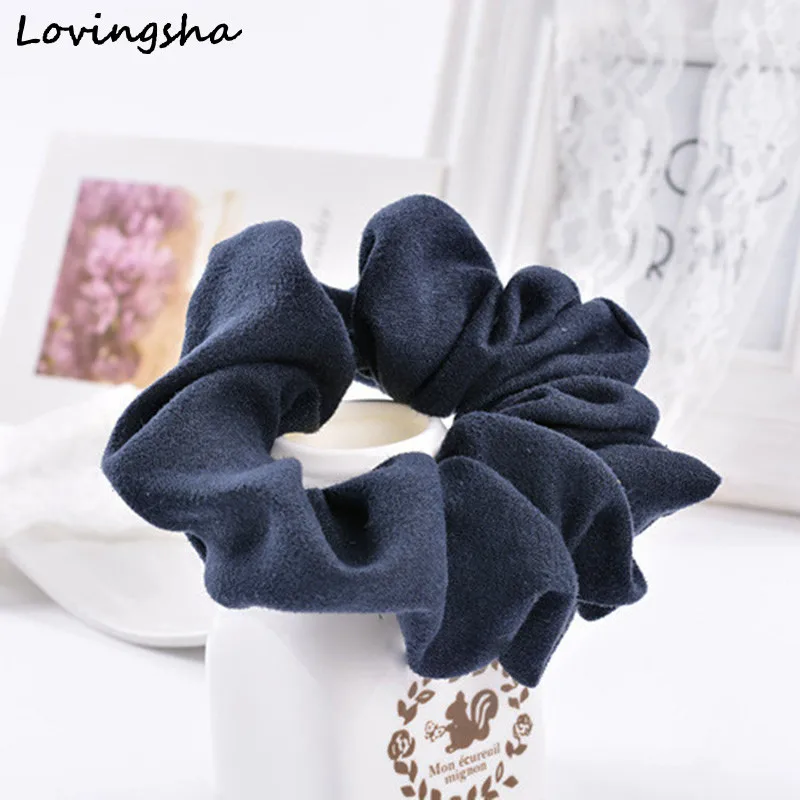 LOVINGSHA Light Color Women Hair Accesorios Pelo Brand Women Hair Tie Scrunchie Ponytail Hair Holder Rope CHD007