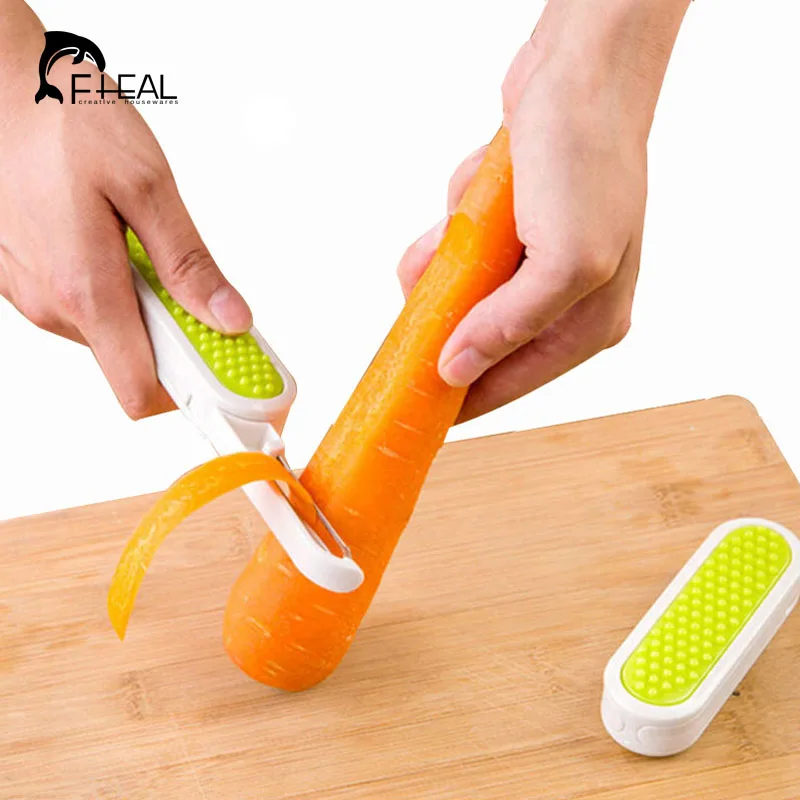 FHEAL Многофункциональный Нержавеющая сталь Овощечистка машины для очистки