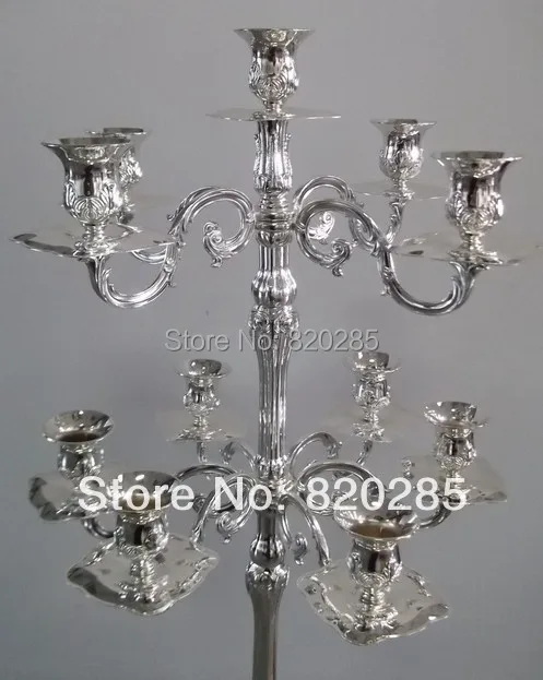 Самый высокий канделябр в центр стола 105 см высота 11 ламп подсвечник вечерние или