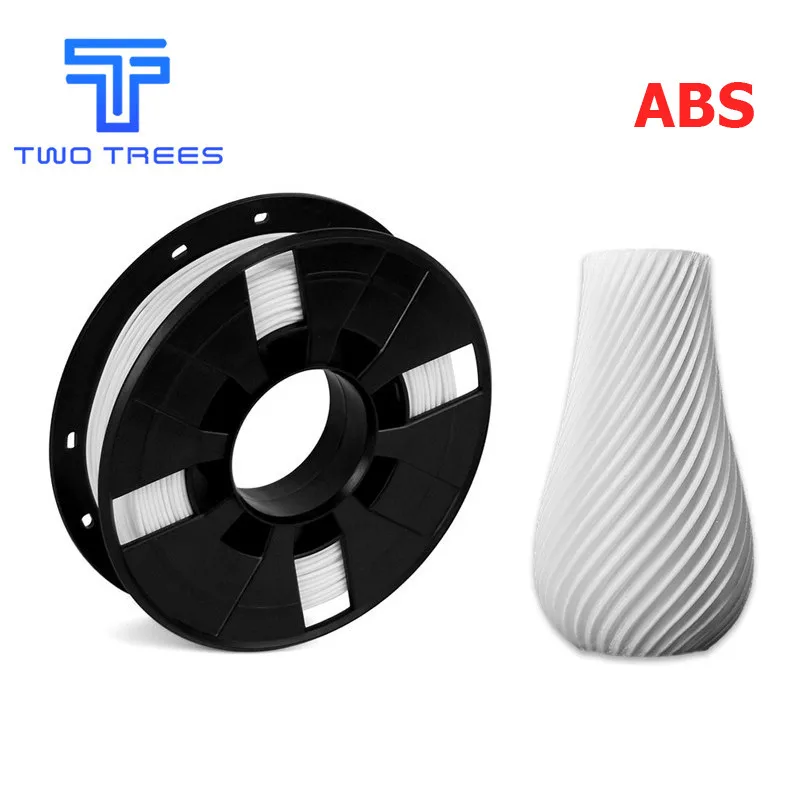 ABS white DIY 3d Принтер Нити много цветов опционально PLA/ABS 1,75 для MakerBot RepRap пластиковые резиновые расходные материалы материал 0,2/кг - Цвет: ABS white
