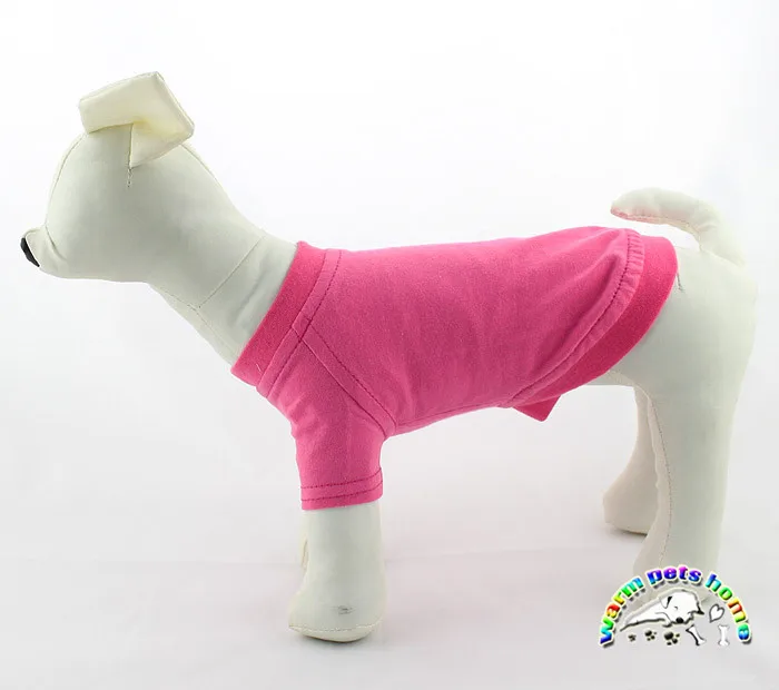 Свободная Одежда для питомцев собачий футболки 13 видов цветов хлопковые летние с