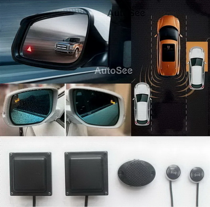 Для Citroen C2 C3 XR C4 C5 C6 C четыре Elysee Picasso BSD BSM детектор радара для слепых зон