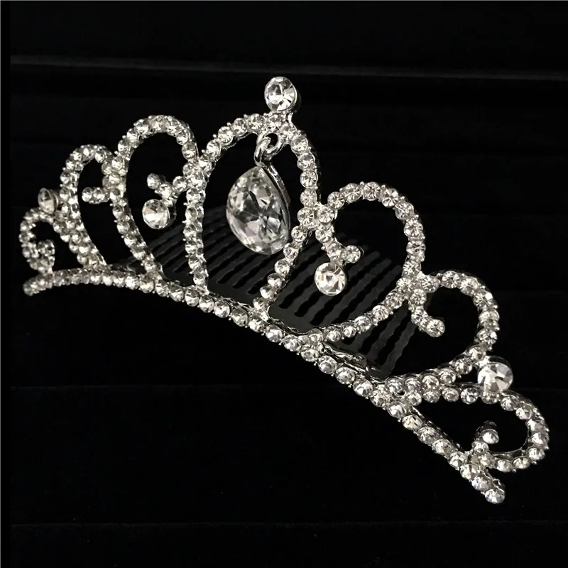 Свадебные аксессуары для волос романтическая Хрустальная расческа с цветами