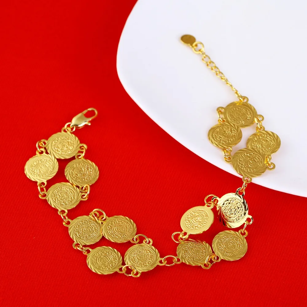 Женский/мужской браслет под золото 24 к| |