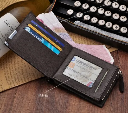 Новинка многофункциональные мужские кошельки 3 вида цветов мужской кошелек из
