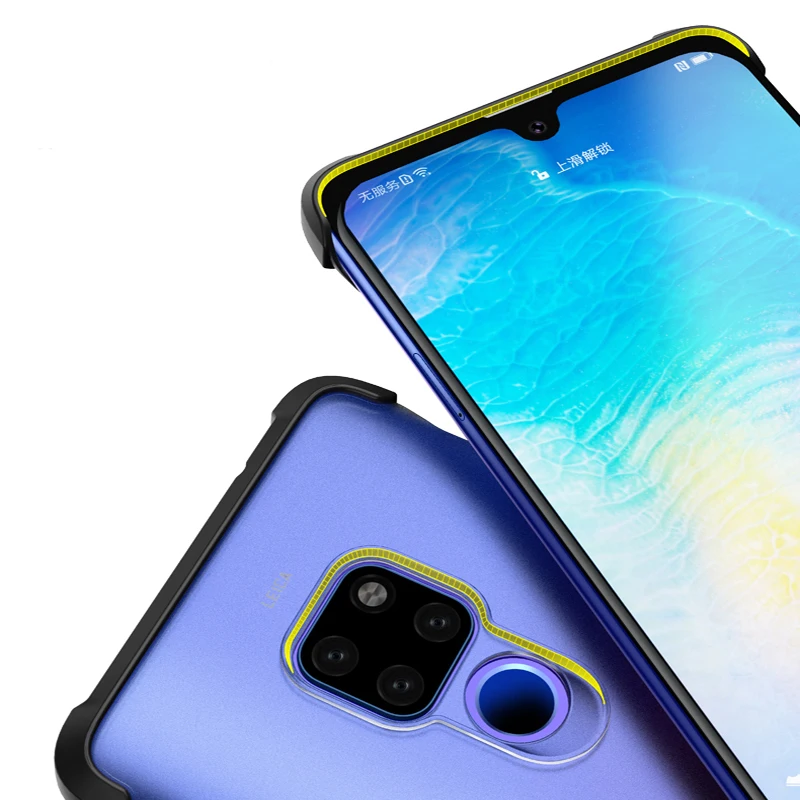 XUNDD для HUAWEI mate 20 Pro 20X20 lite Прозрачный чехол телефона Бампер Защитный матовый с