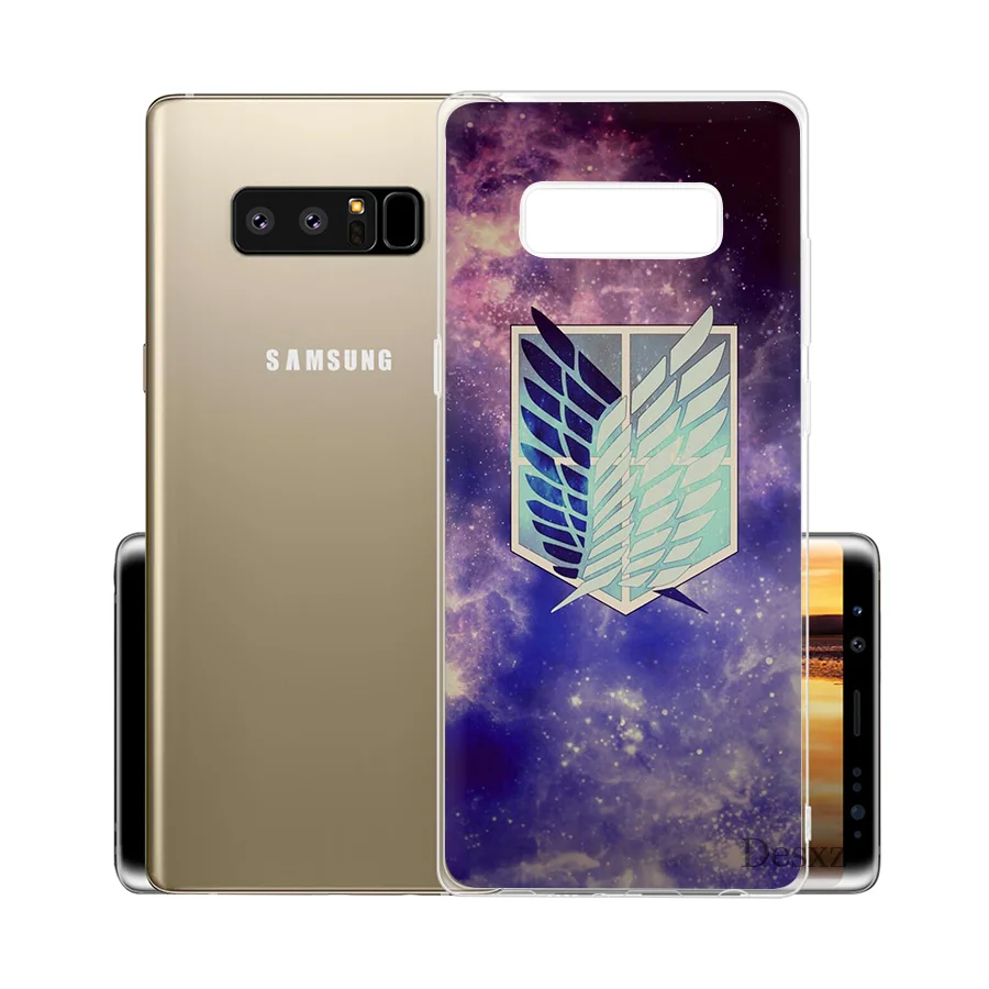 Аниме японский чехол для телефона Samsung Galaxy S6 S7 Edge S8 S9 Plus Note 8 9 Слот ТПУ чехлы |