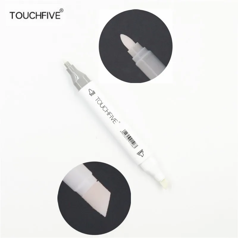 TOUCHFIVE 0# бесцветный блендер маркер c чернилами на спиртовой основе двусторонний Маркер Набор для художник манга картина блендер расходные материалы