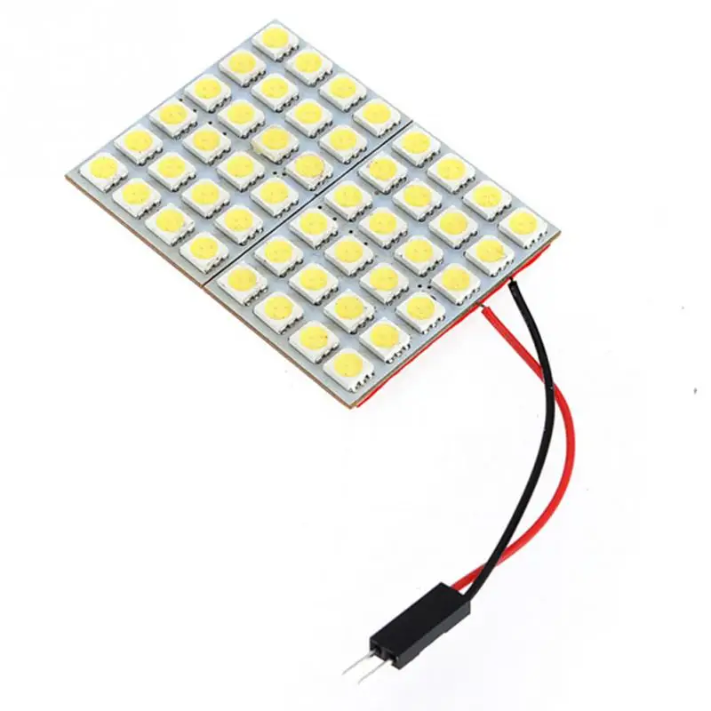 48 SMD 5050 Панель Яркая led панель 12v T10 W5W festoon Dome Светодиодная лампа освещение салона
