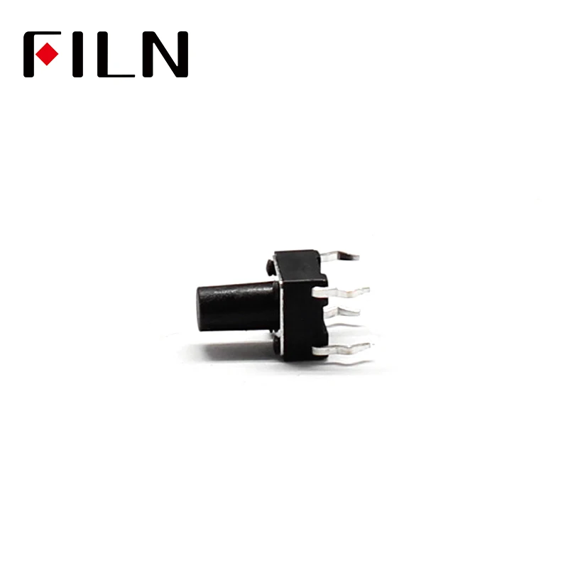 FL7 010 6 * 6J H9 50 шт. 6x6x9мм переключатель Такт кнопочный 12 В медный 4PIN DIP