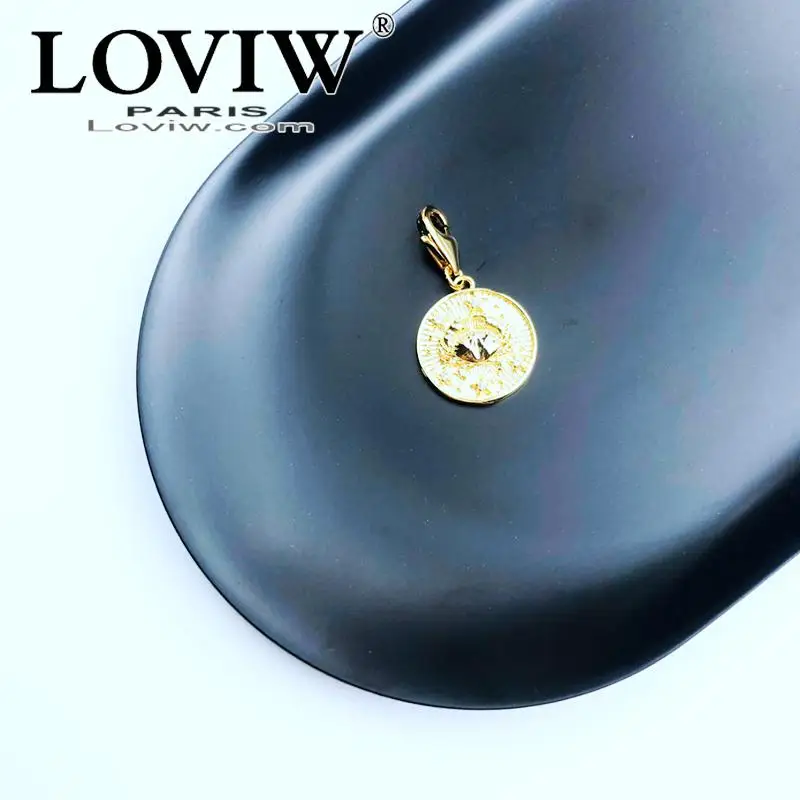 Зодиак звезда знак Рак очарование 2021 хорошая мода ювелирные изделия для женщин