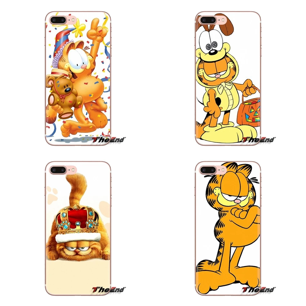 Силиконовый чехол для Xiaomi Redmi 4A S2 Note 3 3S 4 4X5 Plus 6 7 6A Pro Pocophone F1 Take a BERRY Break cartoon Garfield Cat |