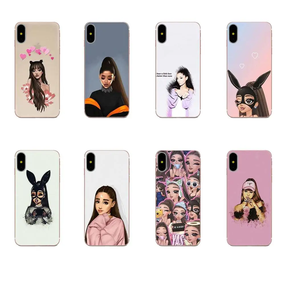 Защитный чехол из ТПУ для Xiaomi Redmi Note 2 3 3S 4 4A 4X 5 5A 6 6A Pro Plus Ariana Grande|Чехлы-накладки| |