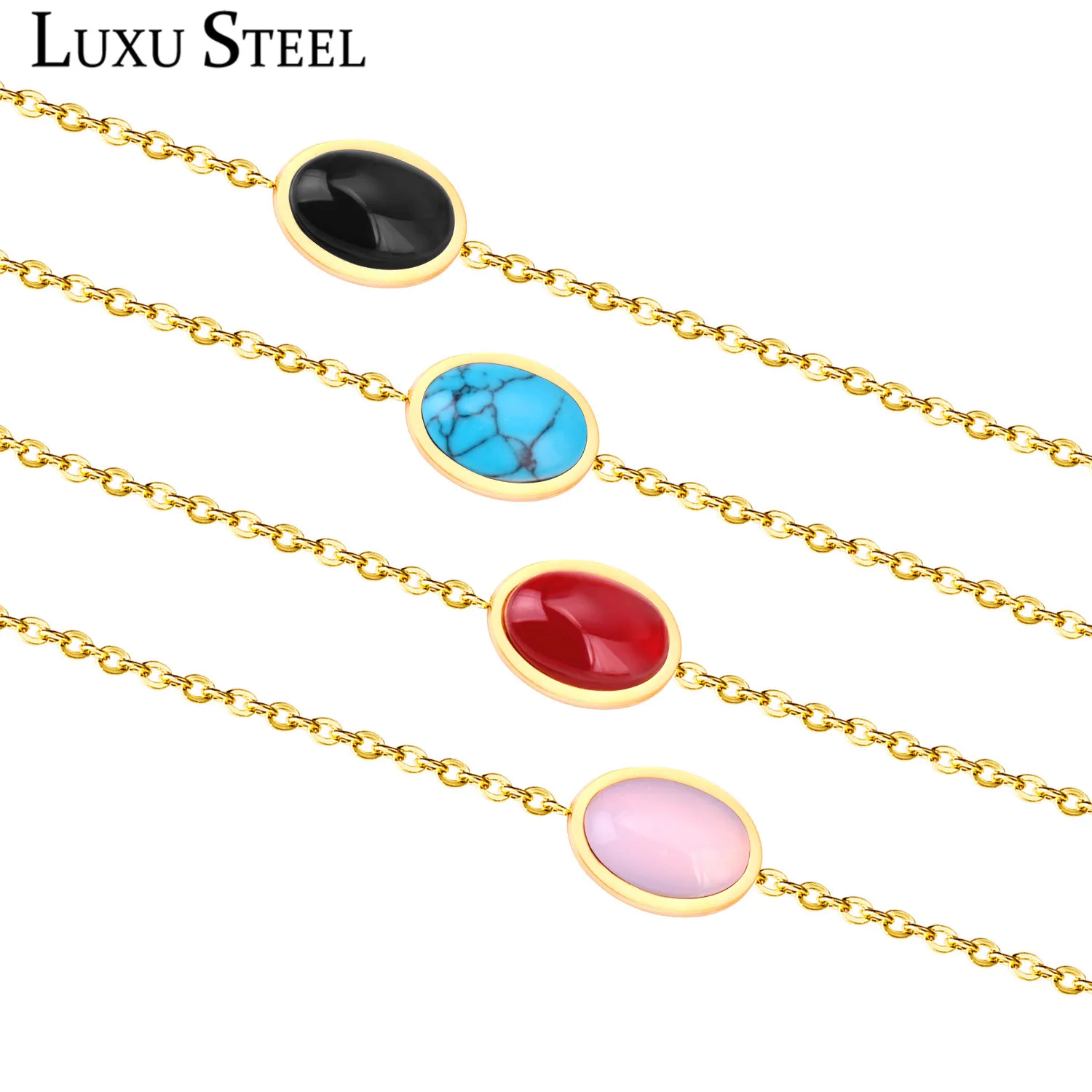 LUXUSTEEL новый 20 см 3 удлинитель цепи браслеты женский подарок