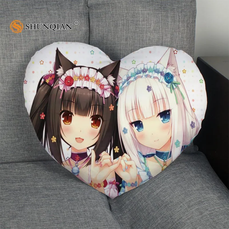 Новое поступление Наволочка на молнии под заказ наволочка в форме сердца NEKO WORKS