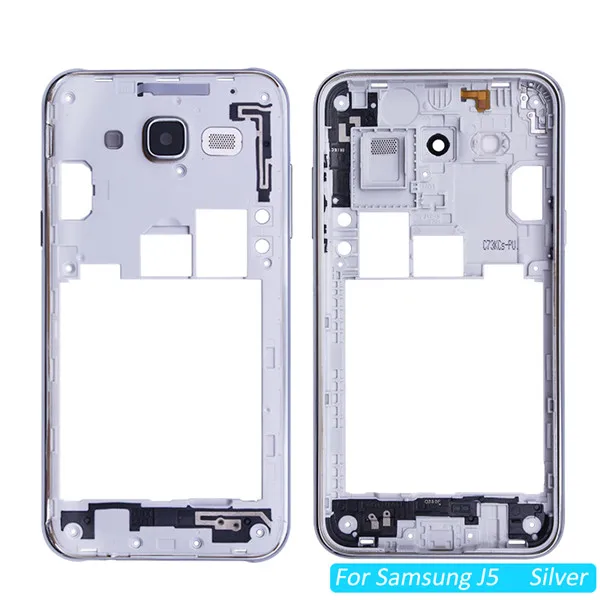 For Samsung J5 Средняя рамка средняя часть корпуса Крышка батарейного отсека Ремонт для samsung Galaxy J105 G355H J3 J5 J106 J200 J327 J510 J530 N910F Корпус чехол - Цвет: For Samsung J5