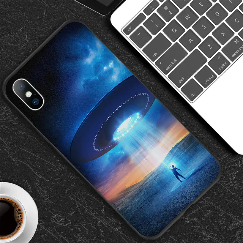 AC3382 Матовый Мягкий силиконовый чехол USLION для iPhone 11 XS Max XR X, чехол для телефона с сердечком для iPhone 7, 8, 6, 6 s Plus, 5 S, SE - Цвет: AC3382