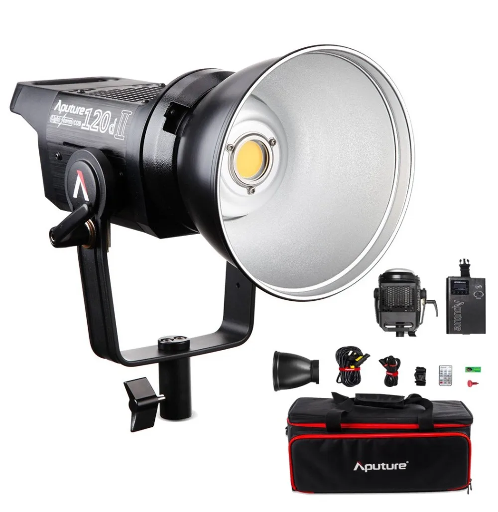 Aputure 120D II LS C120d Дневной светильник 180 Вт светодиодный непрерывный V-Mount Видео светильник CRI96+ TLCI97+ студийный светодиодный светильник ing для видеостудии