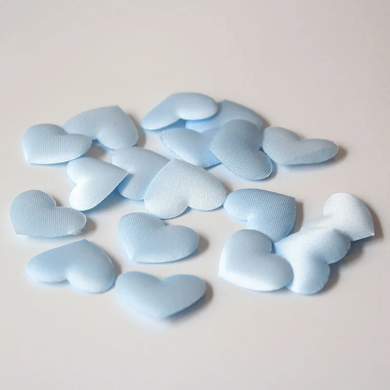 50 шт. тканевые украшения в виде сердца 3 2 см для свадебной вечеринки конфетти