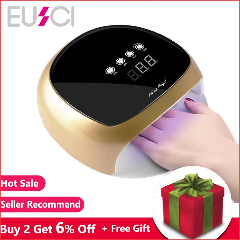 Распродажа! Защита от солнца 4S плюс УФ светодиодный лампа для ногтей сушилка 52 Вт